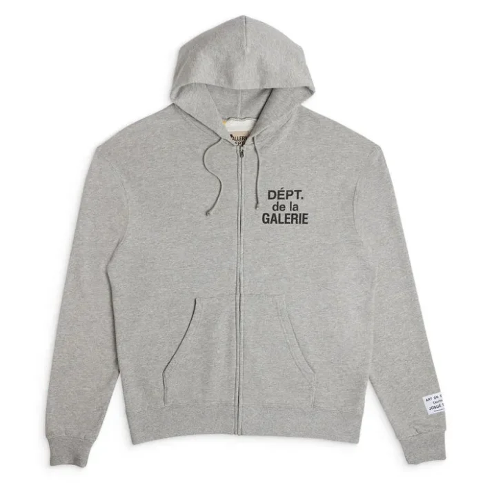 Gallery Dept Center Logo Gray Hoodie