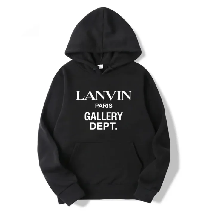 Gallery Dept Lanvin Paris Black Hoodie