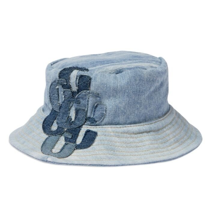 DENIM BUCKET G PATCH HAT