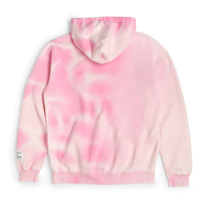 Gallery Dept Sunfaded Center Logo Pink Hoodie