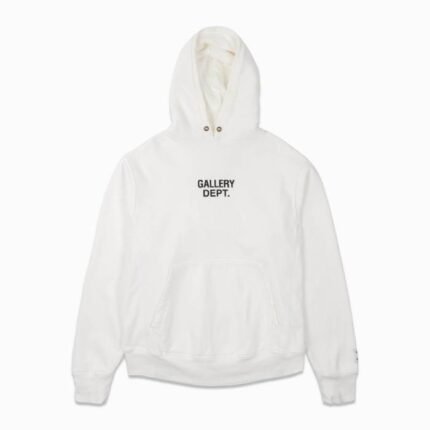 Lanvin Gallery Dept Logo Hoodie White