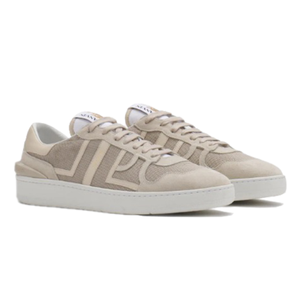 LEATHER CLAY LOW-TOP LANVIN SNEAKERS