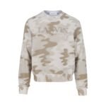 Beige Camo Logo Lanvin Sweatshirt