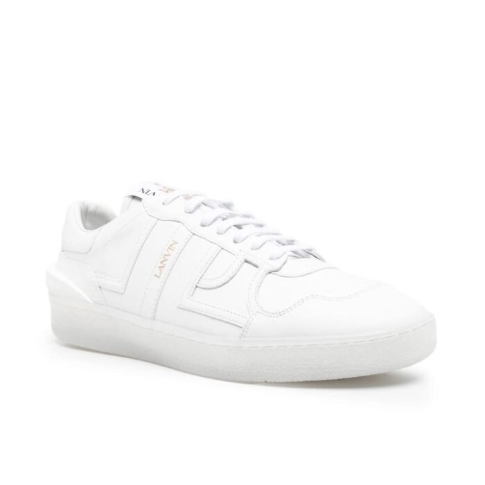 Lanvin Clay Low Top White Sneakers