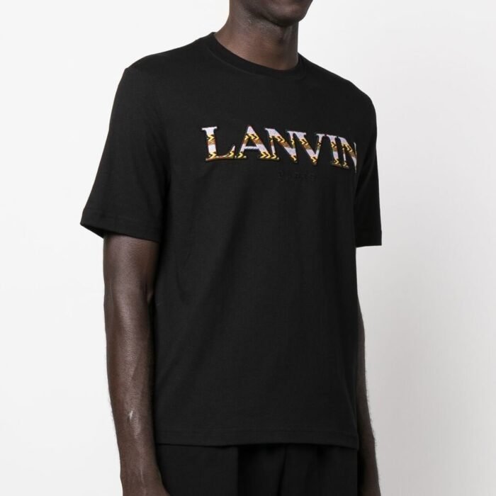 Contrast Logo Crew Neck Lanvin T-Shirt