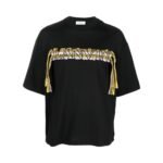 Lanvin Crazy Curb Lace Black T-Shirt