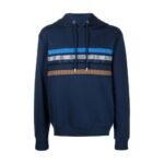 Lanvin Hoodie Curb Embroidered Logo