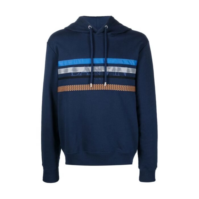 Lanvin Hoodie Curb Embroidered Logo