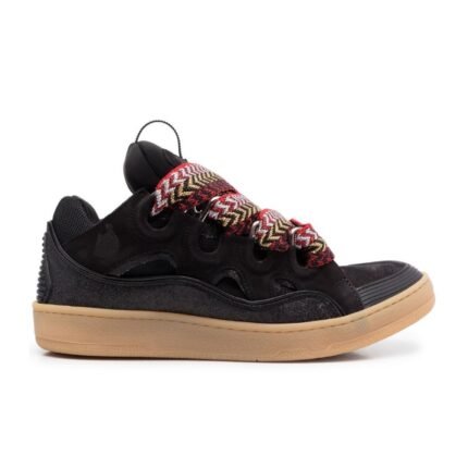 Lanvin Lace Up Curb Sneakers