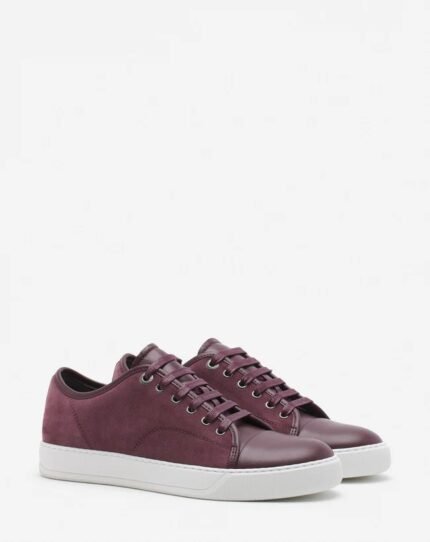 DBB1 Leather and Suede Lanvin Sneakers