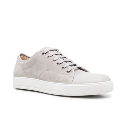 Lanvin DBB1 Low Top Suede Grey Sneakers