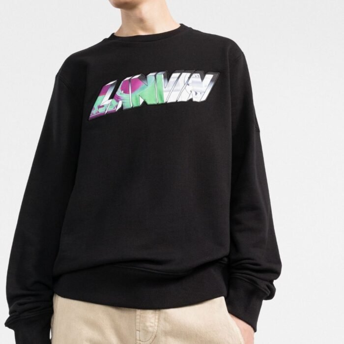 Lanvin Printed Graphic Logo Sweatshirt