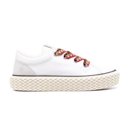 Logo Low Top Lanvin White Sneakers