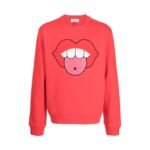 Lanvin Graphic Mouth Patched Sweatshirt