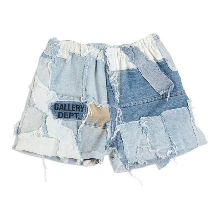 Lanvin Gallery Dept PATCHWORK DENIM ZUMA Shorts